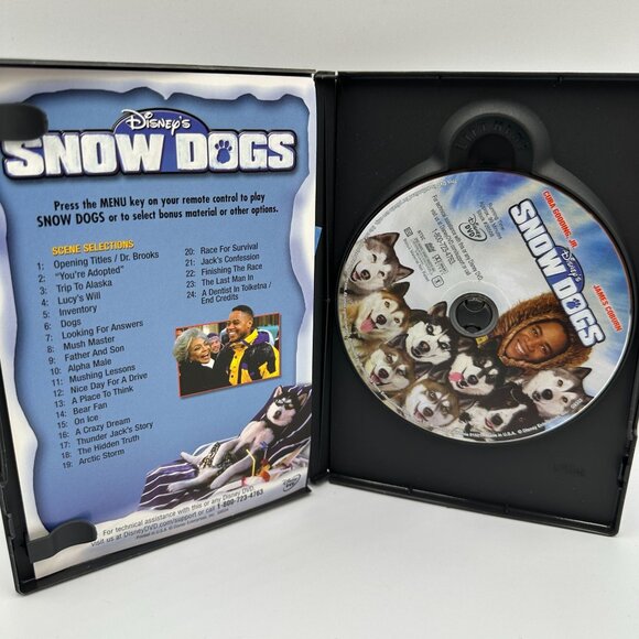 Disney Snow Dogs DVD 2002 PG Cuba Gooding Jr James Coburn Comedy Family - Picture 3 of 3